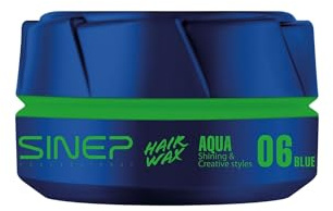 SINEP Aqua Wax 6 Professionelles Haarwachs Herren 150 ml – Flexibler Halt, Parabenfrei, Natürlicher Glanz – Für Alle Haartypen
