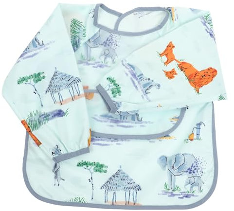CIMAXIC Lätzchen Zum Füttern Von Babys Baby Isst Lätzchen Babykittellätzchen Langarm-lätzchen Für Babys Krümelfänger Lätzchen Kind Polyester Reisbeutel Lange Ärmel