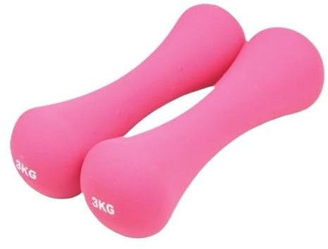 Kurzhanteln. Hanteln aus Knochen mattiert für Frauen zum Abnehmen der Arme. Ein Paar kleine Hanteln für die sportliche Formung der Arme. 2 kg, 1 kg Hantel-Set
