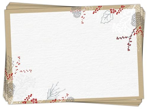 Logbuch-Verlag 25 Namensetiketten Geschenkaufkleber für Namen weiß rot beige Namensschilder 7 x 4 x 5,2 cm rechteckig