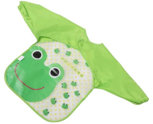 VICASKY Lätzchen-set für Jungen und Mädchen Im Alter Von 3–5 Jahren Malkittel für Kleinkinder Grün