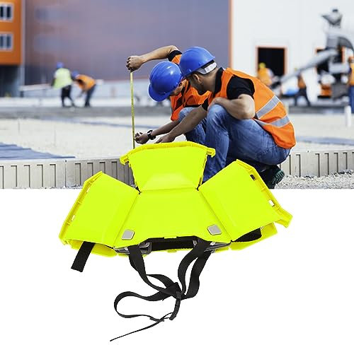Sustvita Faltbares Kunststoff -Kopfschutz, Einstellbarer Gurt Hochfestes Sicherheitshelm für Reisen, Arbeiten und Notfallgebrauch (Grün)
