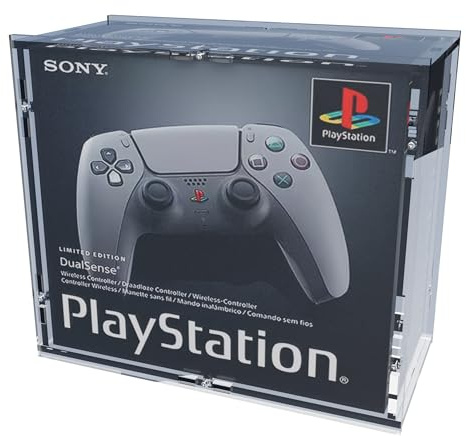 Acryl Schutzbox Case passend für PlayStation Controller und der Limited Edition wie 30th und Fortnite, Spiderman PS5 Dualsense Wireless, Vitrine Hülle