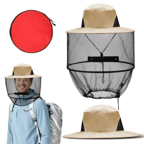 Hut mit Moskitonetz – Imkerhut, Mückenschutz mit Schleier