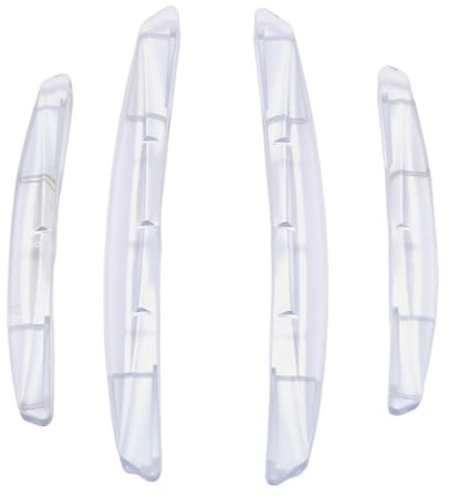 Auto Gummi Türkantenschoner, 4 Stück Transparent Anti Kratzer Dekorative Streifen, Autotüren Kantenschutz Autotür für Rückspiegel, Türen, Türgriff
