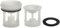 Masterpart Kit de filtre de pompe de vidange pour machine à laver Indesit BDE861483XKU, BIWDIL7125UK Blanc