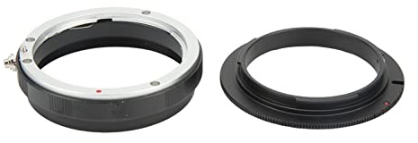 Xiuganpo Adattatore Macro Inverso da 58 Mm, Coperchio Protettivo per Montaggio Obiettivo Posteriore in Lega di Alluminio, Coperchio Adattatore, Ideale per Fotocamera con Filettatura Filtro EF