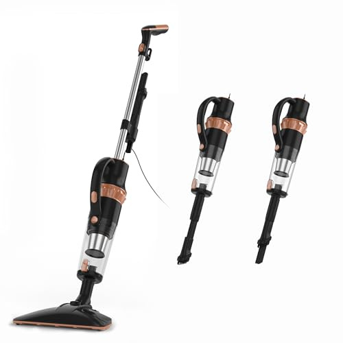 HYKSHEE Aspirapolvere Scopa con Filo, Aspirapolvere Scopa e Mano 2 in 1, Aspiratore Senza Borsa, HEPA Filtro, Motore ECO, leggero