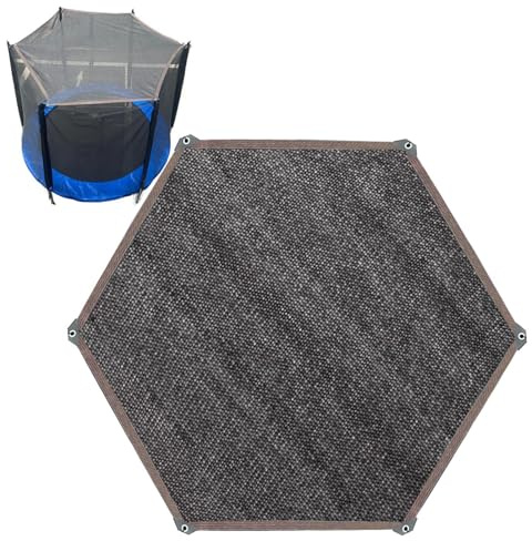 Gifyym - de sombra para trampolín (plegable, resistente a los desgarros, resistente al tiempo, resistente a los desgarros, protección contra el suelo, para patio trasero, jardín, balcón o prado y