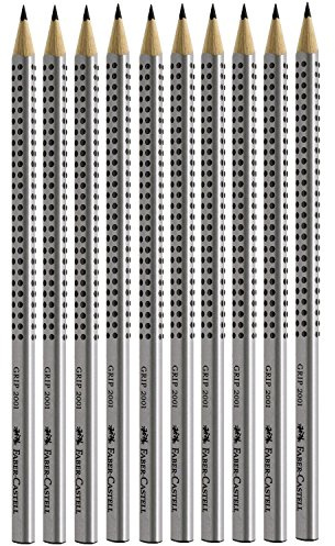 Faber-Castell Bleistifte GRIP 2001 2B 10 Stück