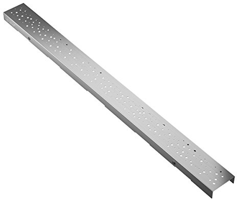 Abdeckung für Duschrinne AQUABAD® SDS Pro (Rost einzeln!) / Länge: 120 cm, aus Edelstahl/Design: „REGEN“