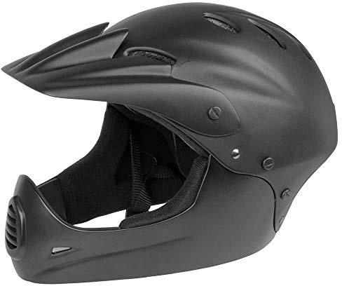 Downhill Helm, ABS-Hardshell, Belüftungen, Kinnschutz, Größe L, Fahrradhelm All IN 1 von M-WAVE