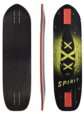 Moonshine Manufacturing Longboard Skateboard, Freestyle Cruiser, wasserdicht und Holzkonstruktion, Cruise Skateboard und Longboard Decks, leichte Bauweise (nur Spirit Carbon Deck)