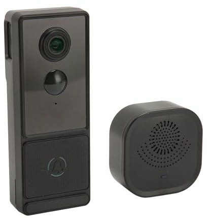 Cuifati 1080P Smart Video Doorbell, 5G WiFi Two WayWiFi Doorbell Camera, Long Lasting Battery Life, PIR Detection, NightDigital Door Bell Viewer, Remote Monitoring