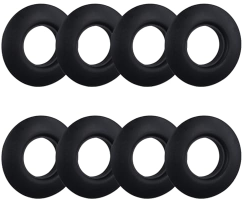 PEUTIER 8pcs Kajak Paddel Tropfringe, Gummikajak Zubehör Ruder Tropfringe Paddel Zubehör für Kajak Kanu Rafting Paddel Welle Sport