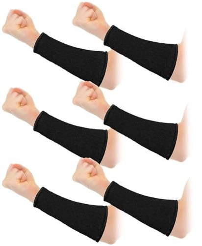 Yominerr 3 Paar Armschützer für Dünne Haut und Blutergüsse, Schnittfeste Unterarmmanschette, Level 5, Arm-Verbrennungsschutzmanschette