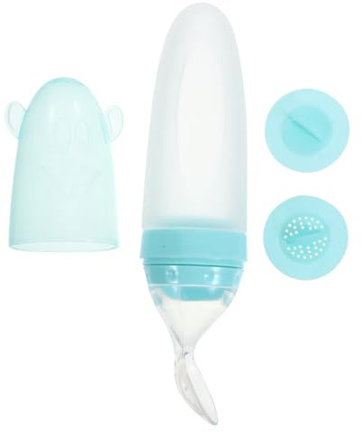 GLSTOY Reispaste Flaschen Für Kleinkinder Silikon Getreide Feeder Baby Löffel Squeeze Grün