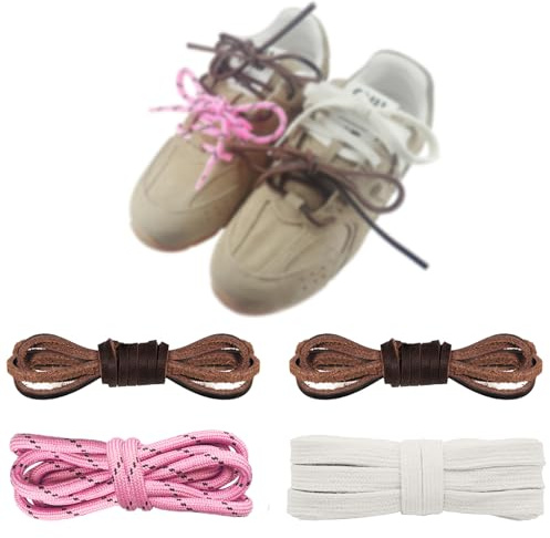 NDTEZUGT Cordones Redondos de Colores Mixtos Sneaker, Cordones de Repuesto Redondos Trenzados Resistentes