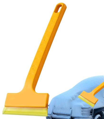 Rascador de hielo para coche, raspador de hielo, raspador de parabrisas, cepillo de nieve para coche, pala de hielo con agarre ergonómico, accesorios de invierno para coche, camión,