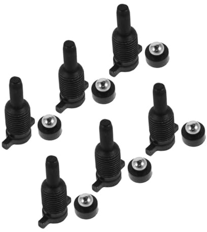 CLISPEED 6set Vertical Jack Accessories Replacement Parts Seal Plug Valve Release Screw for Hydraulic Floor Jack Maintenance Repair