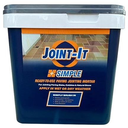 Joint It Simple Jointing Compound/Pointing Mortar/Grout 20kg | Easy To Use | Excellent Durability | DARK GREY