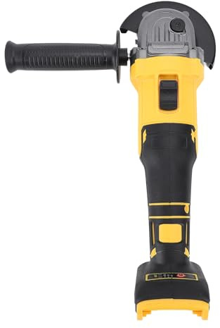 Garosa Amoladora Angular Inalámbrica de 20 V, Pulidora Eléctrica Ajustable de 4 Velocidades, Cortadora Doméstica, Amoladora Angular Recargable con Mango Auxiliar Ajustable