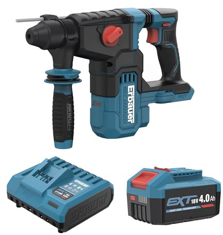 Erbauer Perforateur SDS+ sans Fil ERI1078SDS 18V 4Ah 3J Brushless