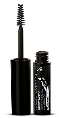 Manhattan Brow'Tastic Augenbrauengel – Durchsichtiges Eyebrow Gel mit Argan-Öl für langanhaltend definierte & gepflegte Augenbrauen – Farbe Transparent 001 – 1 x 5ml