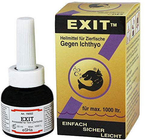 ESHA EXIT Gegen Ichthyo 20ml für 1000 Liter Heilmittel für Max. 1000 Liter