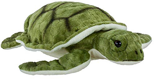 Kuscheltier Schildkröte grün liegend 35 cm Plüschschildkröte Uni-Toys
