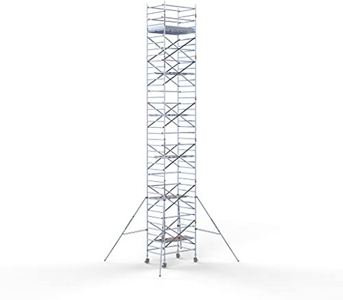 AC Steigtechnik PRO-L 200 Alu-Rollgerüst 13m Arbeitshöhe, freistehender Aufbau (13,30 m Arbeitshöhe)
