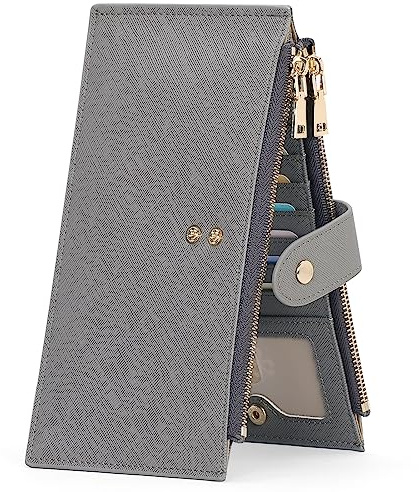 GOIACII Slim Multi-Slot Wallet RFID-Blockierung Lange Geldbörse Frauen Kreditkarteninhaber Zipper Münze Geldbörse Karte Brieftasche Frauen