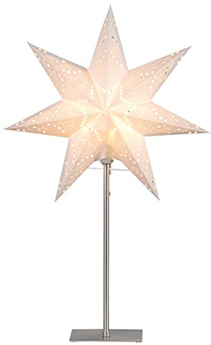 Pappersstjärna, jul med belysning, 55 cm, golvlampa stjärna
