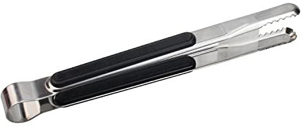 #03 Schwarz, 22.5Cm Mehrzweck-Clip, Kochzange, Lebensmittelzange, Clips, 304 Edelstahl, Steakclip, Grillzange, Küchenzange