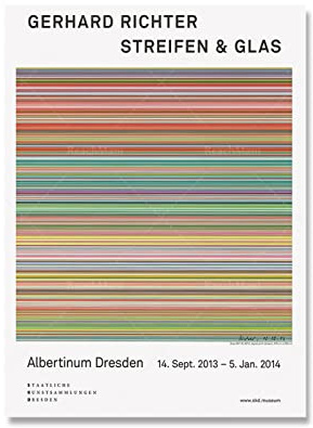 XCPORA Gerhard Richter Poster Abstrakte Malerei Gerhard Richter Leinwand Wandkunst Gerhard Richter Drucke für Heimwand Dekor Bild 40x60cmx1 Kein Rahmen