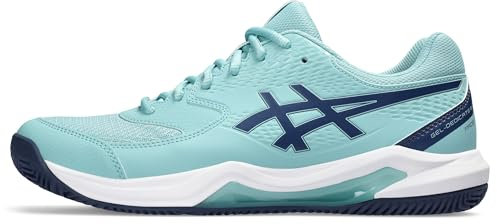 ASICS Gel-Dedicate 8 Padel, Scarpe da Corsa Uomo, Teal Tint Thunder Blue, 44 EU