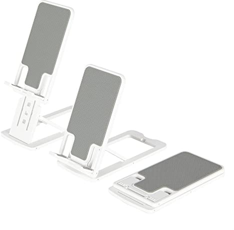 Support Tablette Support de tablette de téléphone portable, porte-berceau de support de téléphone de bureau pliable, support de tablette réglable compatible avec tous les téléphones et tablettes à moi