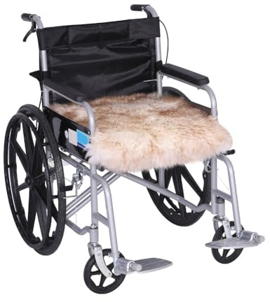 Lammfell Sitzkissen Stuhlauflage Lammfell Sitzfell Fellkissen Lammfell Kissen Fellauflage Sitzpolster Echtem Lammfell Stuhlkissen Sitzauflage Fell Sitzkissen Für Stühle Rollstuhlauflage Katzenbett(3,5
