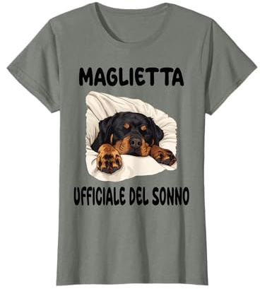 Pigiama ufficiale Rottweiler Dog Sleepshirt camicia da notte Maglietta