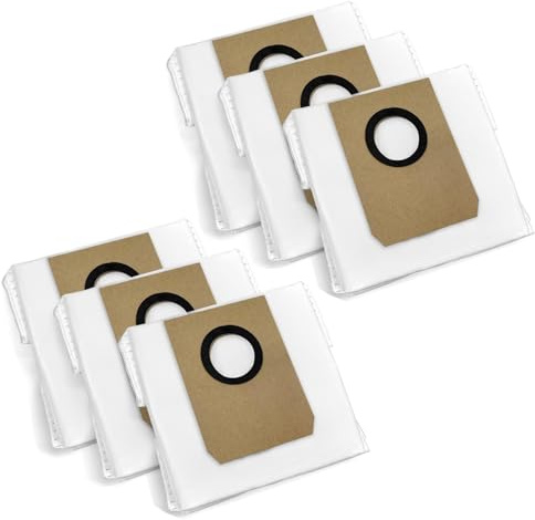 C-U 6er-Pack für Enboya Ersatz-Staubsaugerbeutel, kompatibel mit für Enboya D60+ Serie Clean Base Automatische Schmutzentsorgungsbeutel