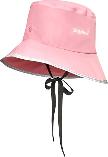 Playshoes Regenmütze wasserdicht, Gorro par lluvia niños unisex, Rosa,