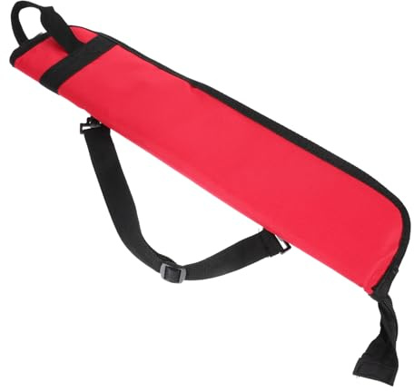 ibasenice Drumstick-tasche aus Robustem Aufbewahrungstasche für Trommelschlägel Transportbox mit Verstärktem Material für Langlebige Nutzung Tragbar Hand Schulter