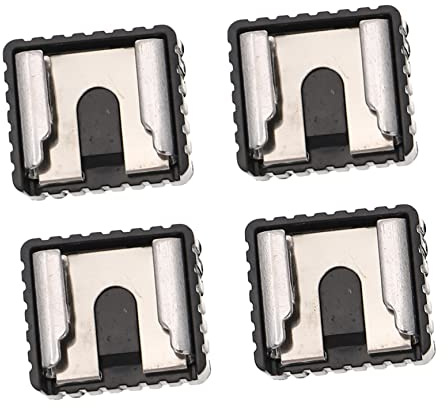 MERRYHAPY 4 Stück Blitzschuhhalterung Kamera Blitzschuhadapter Mit 1/4 Zoll Gewinde Abs/Eisen Für Monitor Licht Mikrofon Zubehör