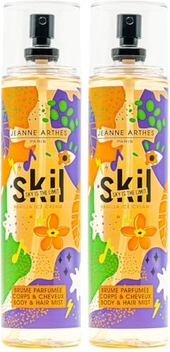 SKIL - Brume Parfumée Femme - Vanilla Ice Cream - Collection Summer Crush - Fabriqué En France - 250 ml