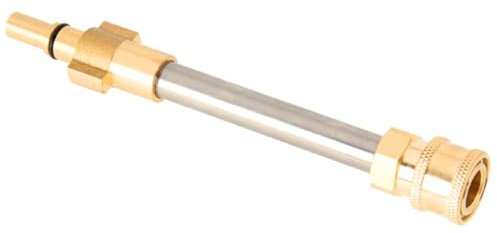 Xiciki Pressure Washer Adapter, 1/4 Quick Connect, Durable Brass Construction for Snow Foam Lance and Spray Wand, Compatible with Lavor, Bosch, Titan, Black & Decker Washers
