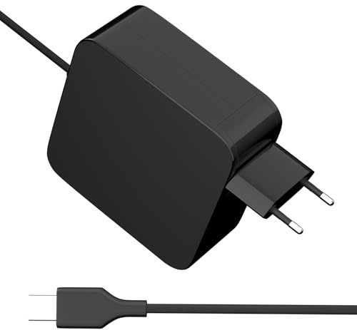 65W Chargeur USB C pour Samsung Galaxy Book 2 3 4 4+ Pro 360 Notebook 7 9 Chromebook XE521QAB XE520QAB XE513C24 XE350XBA NP950QDB NP930XDB W18-065N1E Adaptateur d'alimentation