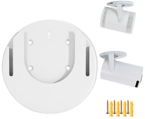 HY300PRO Mini Projector Ceiling Mount Compatible with HY300 PRO Portable 4k Projector Round Ceiling
