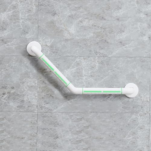 Barres D'appui WC pour Seniors, 135° Barre D'appui Douche pour Baignoires Acier Inoxydable Poignée de Sécurité pour Baignoire, pour Handicapés et Les Personnes âgées (45 x 45 cm)
