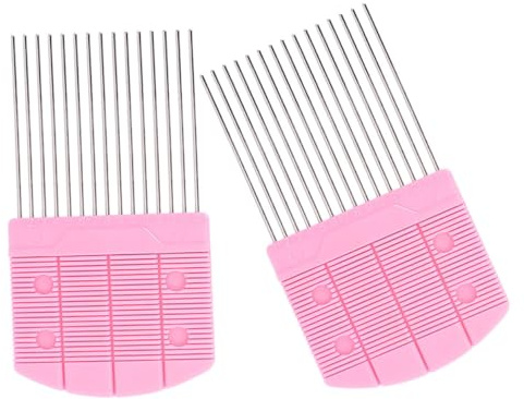 Housoutil Quilling Paper Craft Tool 2pcs Quilling Comb Needle Paper Rolling Knitting Machine