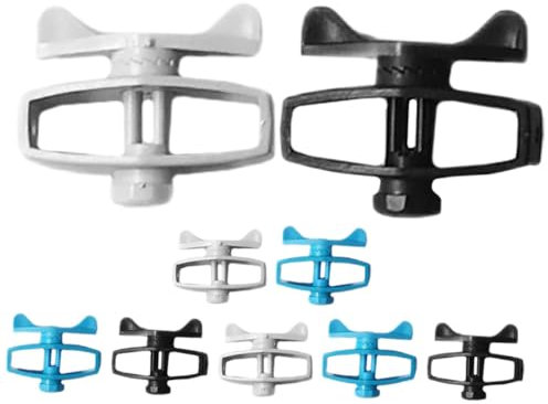ibasenice 9pièces Tendeurs De Fil De Clôture Portables Accessoires pour Clôture Électrique Tige De Mise Terre pour Installation Facile Et Tension